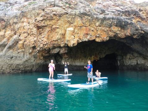 Algarve: Stand Up Paddle Tour w/ Snorkeling to Ingrina Caves