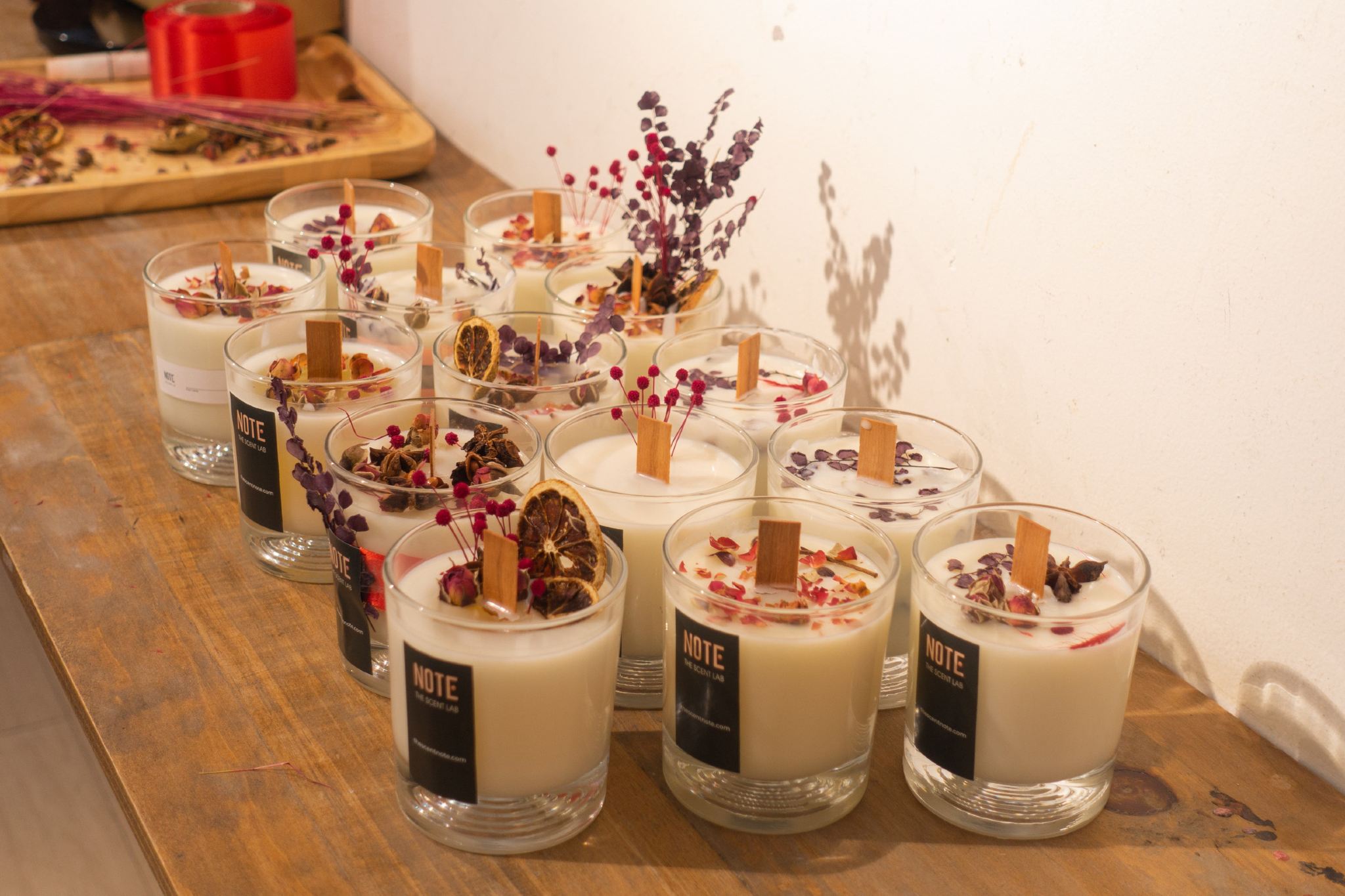 NOTE - 더 센트 랩의 호찌민시 캔들 만들기 워크숍