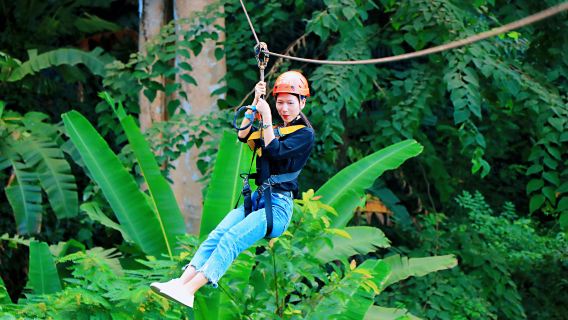 Phuket Ziplining Zipline Adventure: High-altitude Flight with Sea View and Transfers Optional ATV
