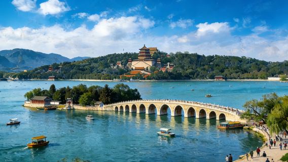 北京の頤和園入場チケット＋2つのオプション（ガイドオプションまたは送迎）