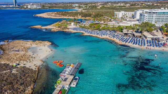From Larnaca: Ayia Napa, Cape Greko, Blue Lagoon & Sea Caves