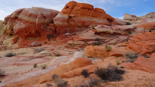 美國拉斯維加斯周邊一日遊+火焰穀州立公園+胡佛水壩+米德湖