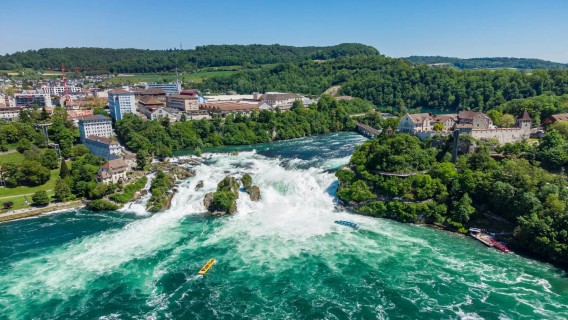 Suisse, Zurich : Chûtes du Rhin + Château de Laufen + Ville médiévale de Stein am Rhein | Groupe en anglais