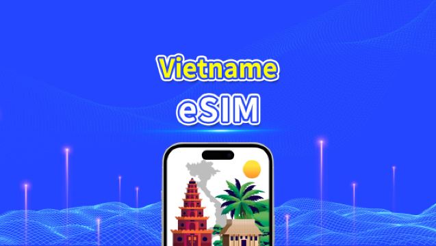 Vietnã eSIM | 4G | Pacote diário/Pacote de dados | Dia natural | Código QR
