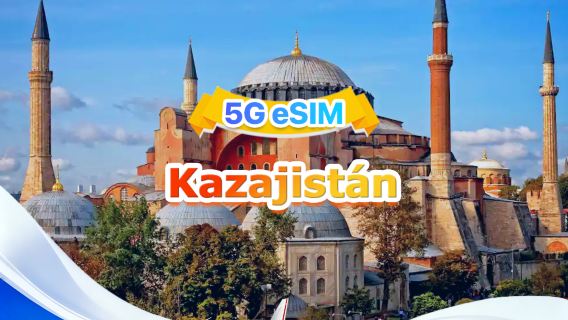 eSIM 5G/4G de Kazajistán | Paquete diario/de volumen total | 500MB/día - 30GB en total | 1-30 días | 24 horas | Código QR