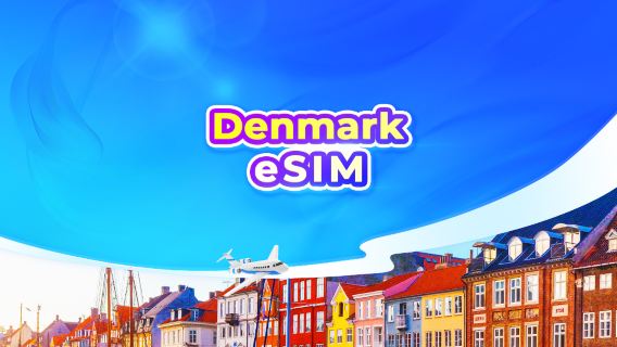 Đan Mạch 5G eSIM | Gói ngày/gói lưu lượng | Tính phí theo 24 giờ | Mã QR