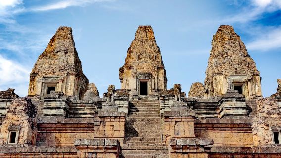 Tour di un giorno in noleggio con conducente esclusivo per il Grande Circuito di Angkor Wat a Siem Reap, Cambogia [Preah Khan + Tempio di Ta Som + Pre Rup]