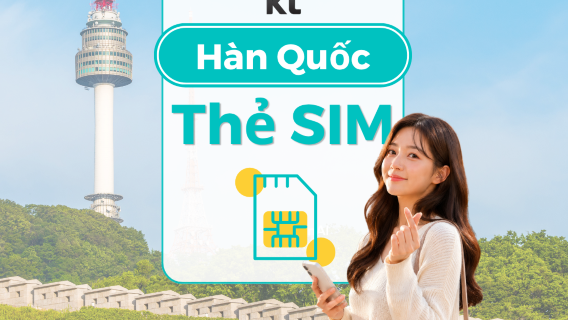 [Tặng T-money] SIM KT Hàn Quốc chính mạng | Dữ liệu không giới hạn | Số điện thoại 010 | Có thể sử dụng ChatGPT | Nhận tại Hàn Quốc
