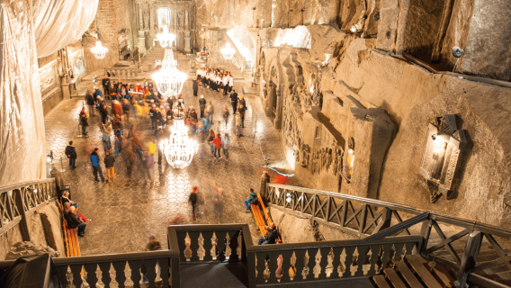 Depuis Cracovie : Visite guidée des Mines de sel de Wieliczka