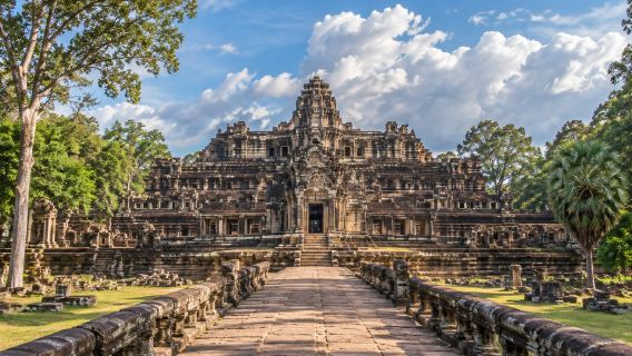 3-timers dybtgående rundvisning i Angkor Thom's elefantterrasse og kongelige paladsruiner i Siem Reap, Cambodja