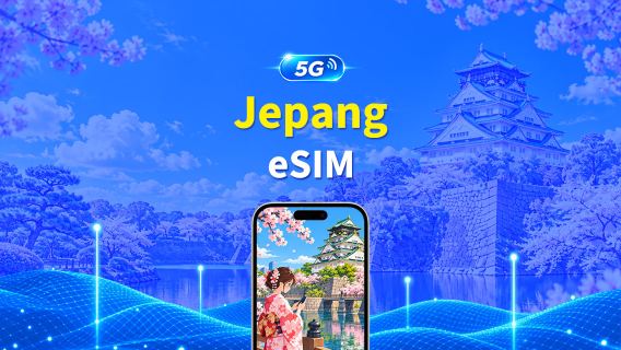 Jepang 5G eSIM | 3 jaringan | Paket Data Harian/Total | Penagihan setiap 24 jam | 1–30 Hari | QR Code