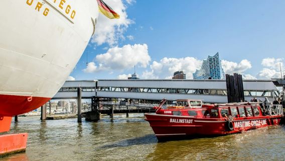 Amburgo: crociera nel porto con ingresso hop-on hop-off + biglietto d'ingresso al Cap San Diego