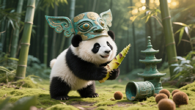 成都大熊貓繁育研究基地+三星堆博物館一日遊【包車遊/純玩】