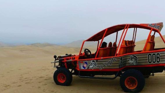 Paracas: Perjalanan kereta di padang pasir di padang pasir selatan Paracas