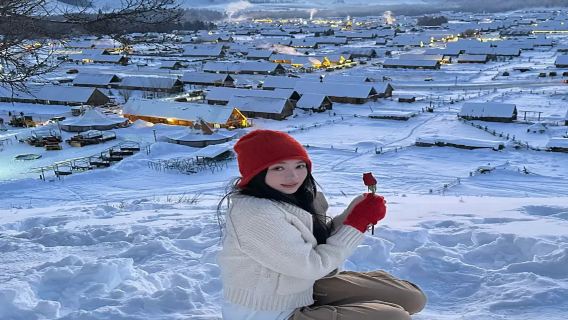 中國雪鄉一日遊【Vip8人團●雪地摩托冰雪畫廊●贈馬拉爬犁】