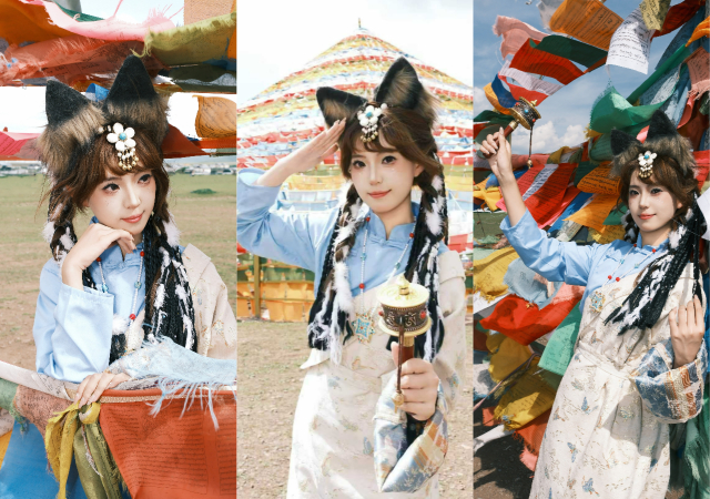 香格里拉建塘鎮のTripメモリー【チベット民族衣装の豊富な品揃え＋民族