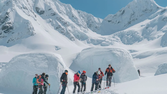 Helicóptero y caminata por el glaciar Tasman en el monte Cook de Nueva Zelanda