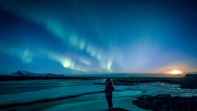 Lawatan sehari Tromso 2-15 orang kumpulan kecil dengan perkhidmatan berbahasa Cina untuk menjejaki cahaya Aurora