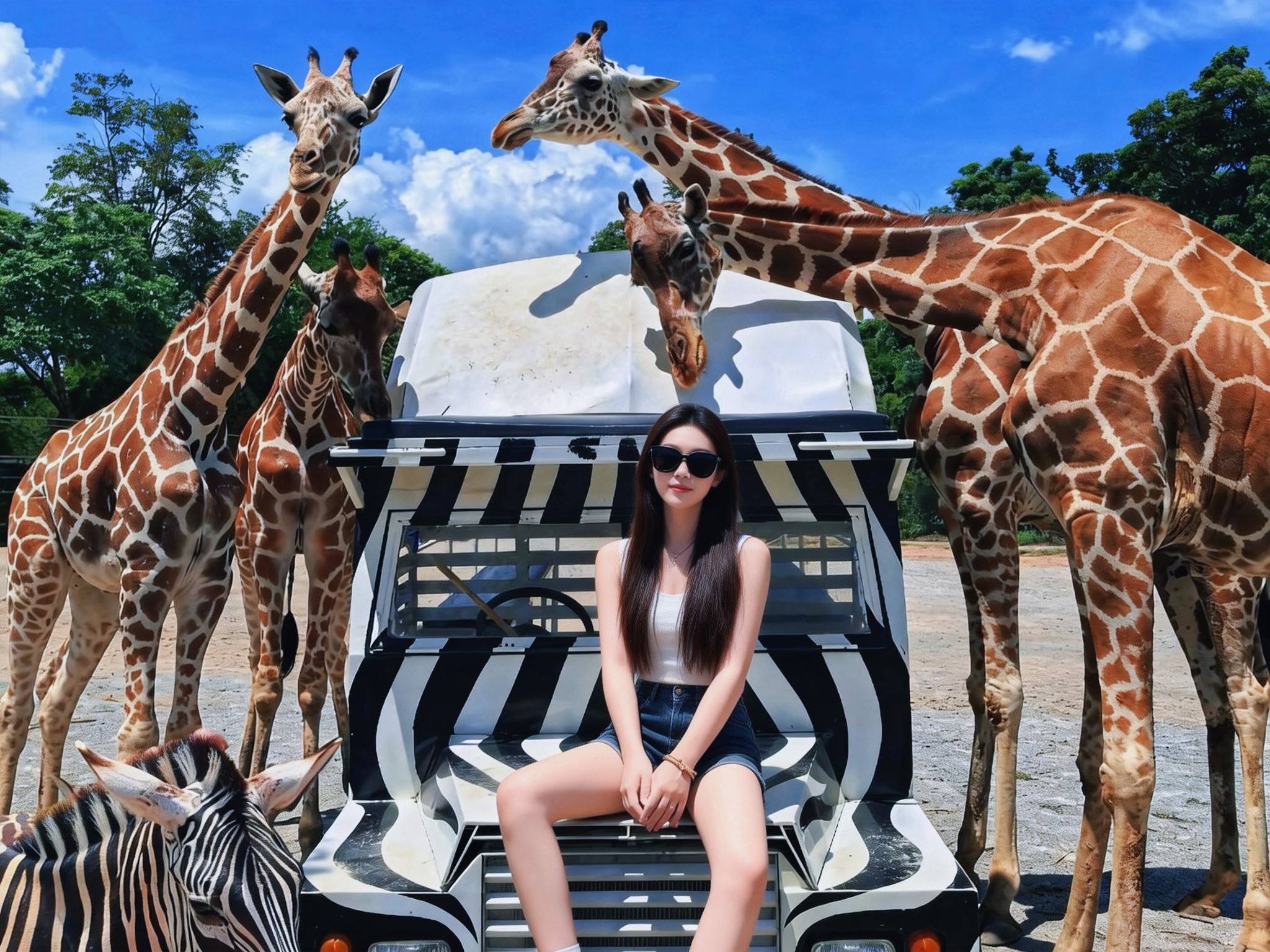 Kanchanaburi Safari Park + River Khwae Bridge + Death Railway Day Tour