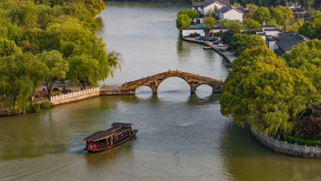 Shanghai - Jiaxing South Lake Scenic Area: Meihuazhou + Haiyan Qiyuan Scenic Area + Jiaxing South Lake Scenic Area