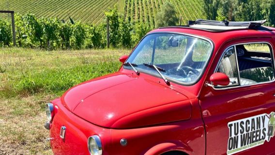 Chianti: Vintage Fiat 500 Private Tour + Transfers + Wine Tasting