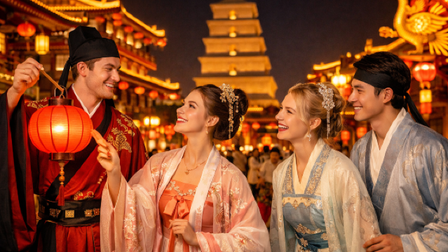 Excursión privada de un día en Xi'an: Museo de los Guerreros de Terracota y Caballos de Qin Shihuang, experiencia Hanfu y ciudad de Datang Everbright