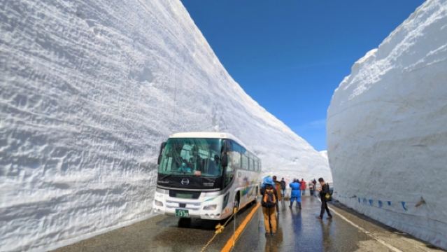 1-day tour of Tateyama Kurobe Alpine Route (Departing from Kanazawa)