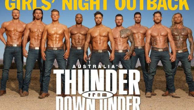Thunder from Down Under at the Excalibur Hotel and Casino