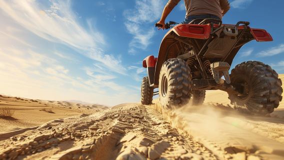ATV-Quad-Tour in Marsa Alam mit Wüstenfahrt und Blick auf das Rote Meer