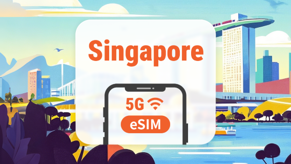 Singapore eSIM | Dual Network • ChatGPT | 1–30 Days | QR Code