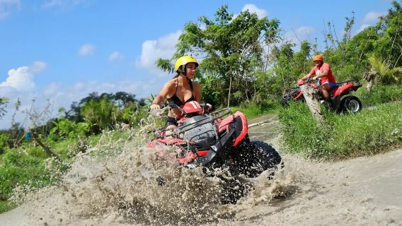 Ubud: Quad ATV & spływ po białej wodzie z transferami hotelowymi i lunchem
