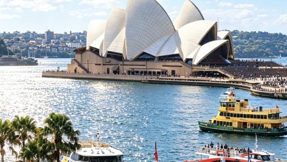 Sydney Opera House guided tour (sail-shaped architectural wonder + world-class art palace + flawless acoustics)