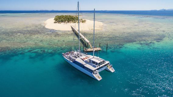 Captain Cook Cruises Fiji with lunch + afternoon tea, optional sunset dinner cruise for half-day/1-day tour