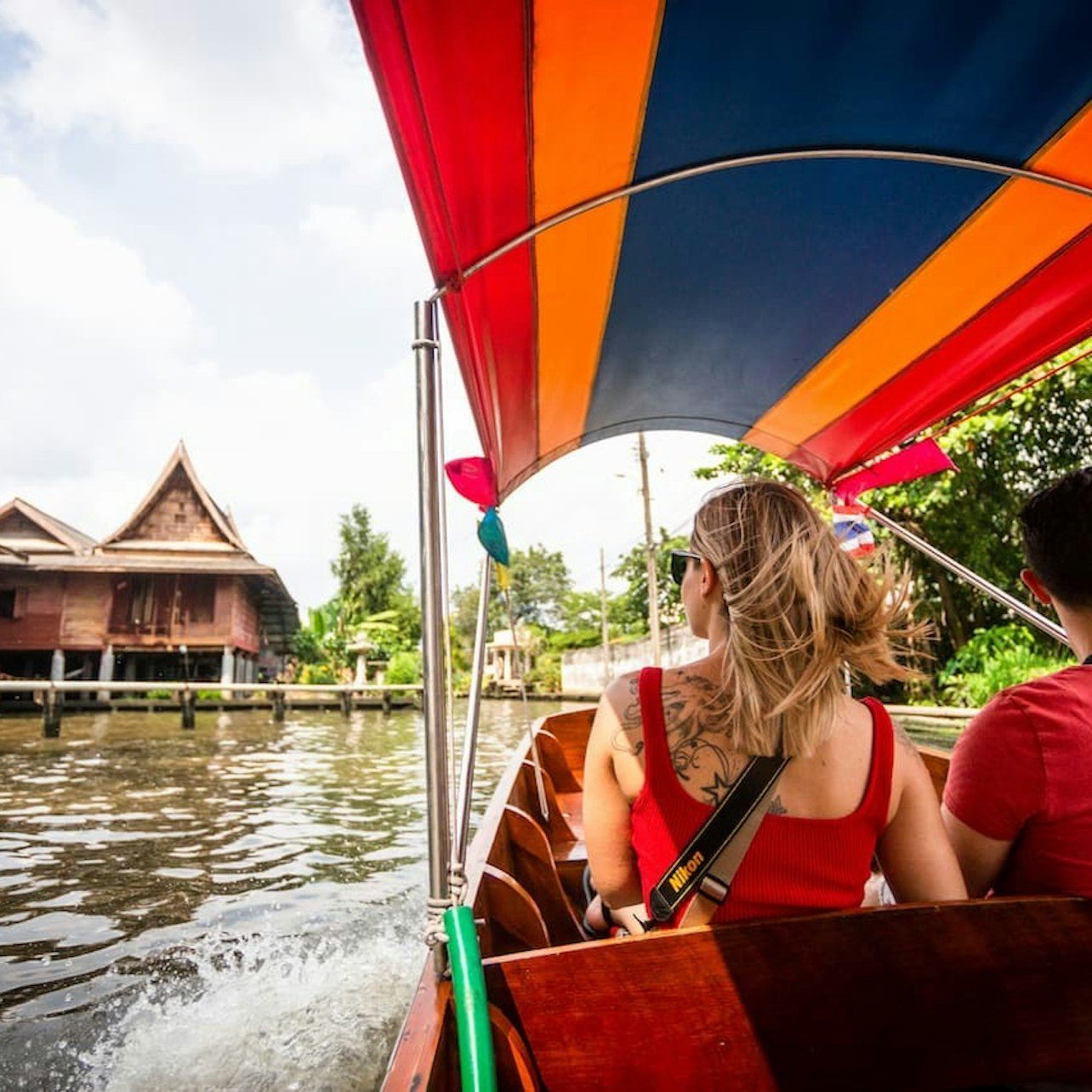 방콕: 프라이빗 수상 시장 투어 + 보트 타기 + 교통편