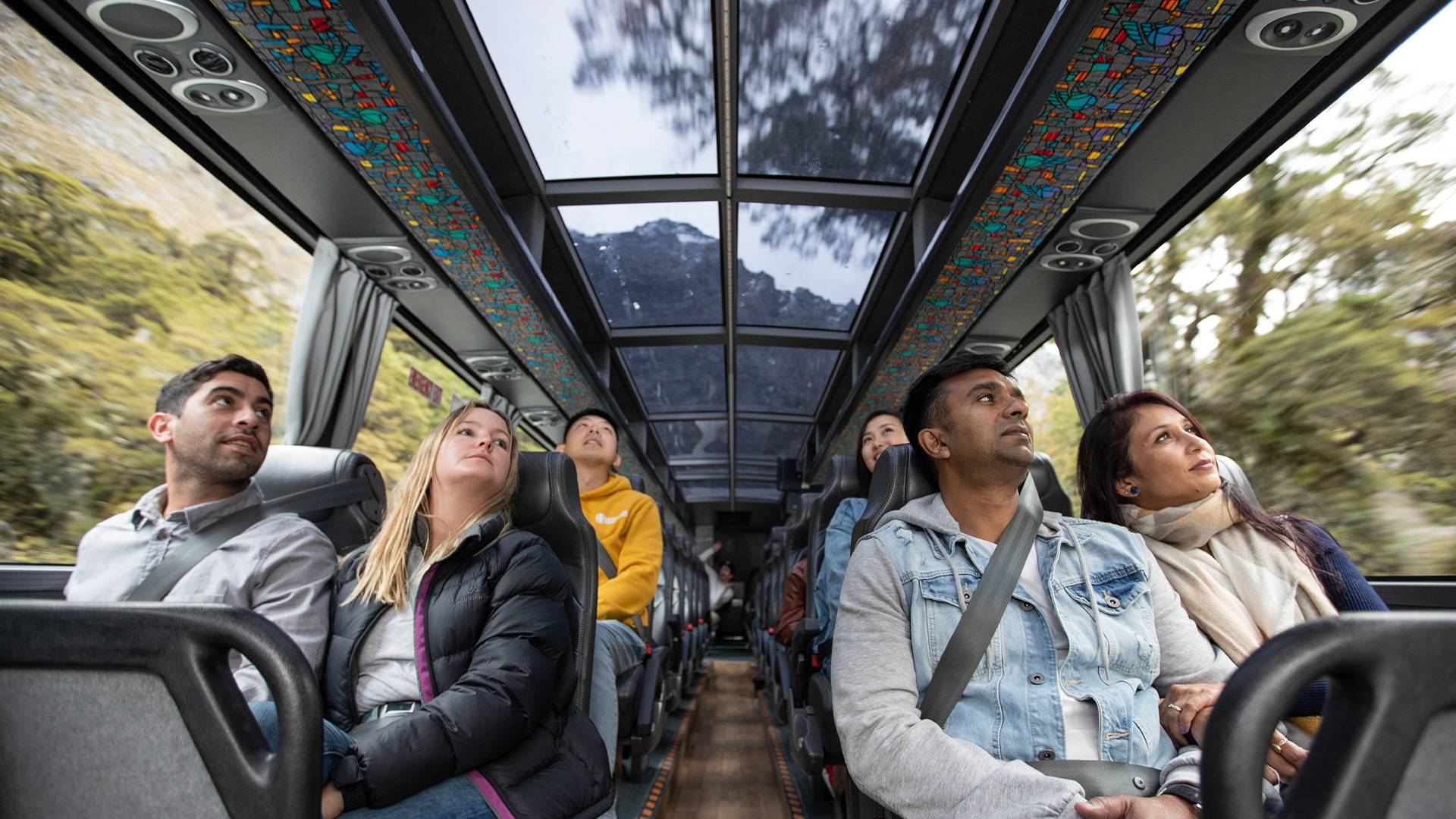 1-day tour of West Coast scenery from Queenstown: Queenstown-Franz Josef (one-way) / Franz Josef Glacier - New Zealand panoramic sightseeing bus tour