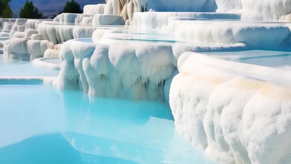 Salida desde Fethiye|Pamukkale + Aguas termales + Ciudad antigua de Hierápolis + Piscina de Cleopatra