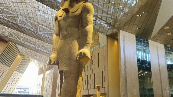 Grand Egyptian Museum: ingresso + visita guidata facoltativa e trasferimento