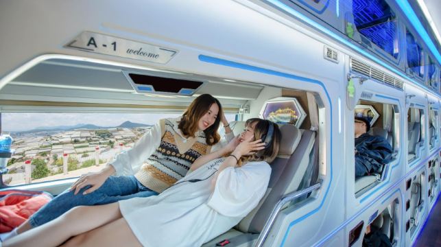 胡志明市-大叻往/返豪華臥鋪巴士