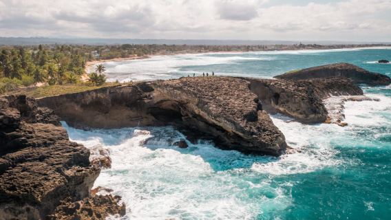 From San Juan: Full-Day Cave and Waterfall Adventure Tour