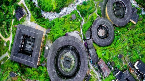 Excursión de un día al Rey de los Tulou de Fujian + Tulou de Fujian (Yongding) + Lugar turístico de Yunshuiyao - Servicio en inglés disponible