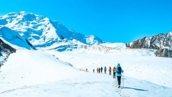 뉴질랜드 쿡 산 타스만 빙하 헬리콥터 관광 및 빙하 하이킹 [회차 선택 가능, 장비 제공]