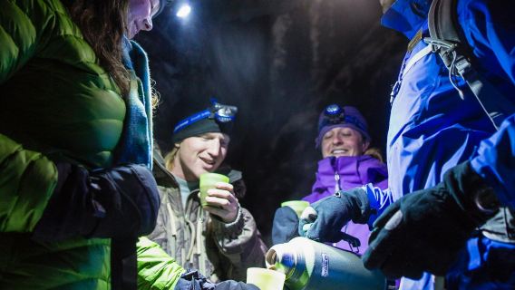 Johnston Canyon Evening Icewalk