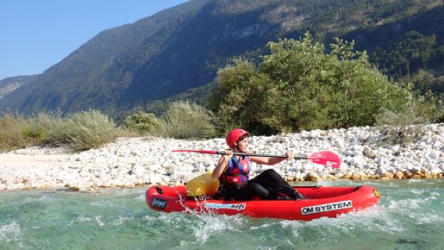 From Bovec: Whitewater kayaking on the Soča River
