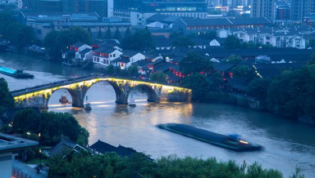 หางโจว: ล่องเรือยามค่ำคืนที่คลองใหญ่และเดินเล่นในย่านประวัติศาสตร์