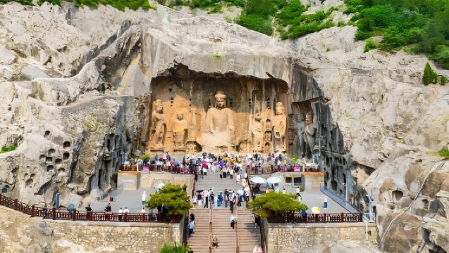 Luoyang Peony Festival: Longmen Grottoes + National Peony Park Private Guided Day Tour