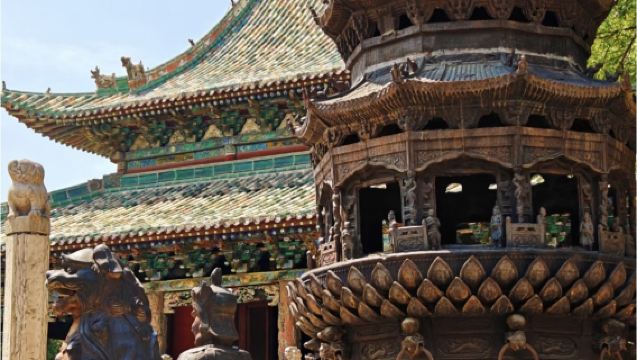 [Ruicheng + Yongji] Salt lake + Guandi temple + Yongle palace + Temple of Prince Guangren + Guanque tower + Giant iron ox