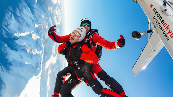 New Zealand travel NZONE Skydive Queenstown/Wanaka skydiving