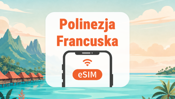 Polinezja Francuska eSIM | Wszystkie AI & TikTok | 1–30 dni | Kod QR