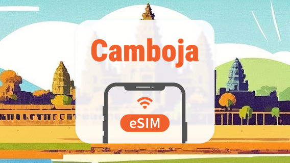 Camboja eSIM | Rede Dupla • Todos os AI & TikTok | 1–30 Dias | Código QR