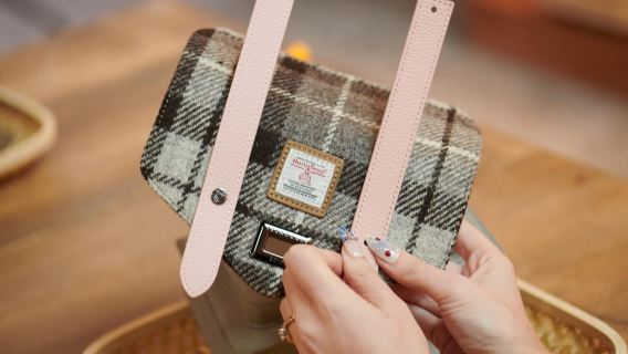 St Andrews: Islander Harris Tweed Mini Satchel Workshop